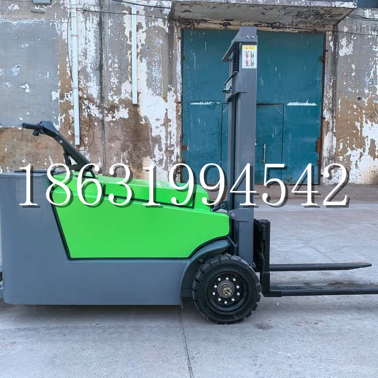 中山市小型电动叉车1吨2吨步行站驾式电瓶堆高充电装卸车液压升降车铲车